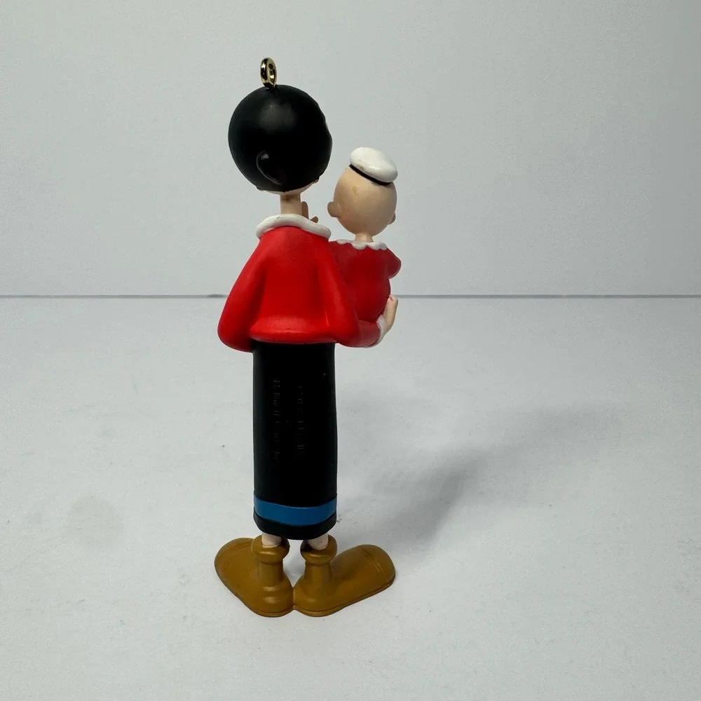 Vintage 1995 Hallmark Keepsake Olive Oyl and Swee'Pea Popeye Ornament Figurine‎